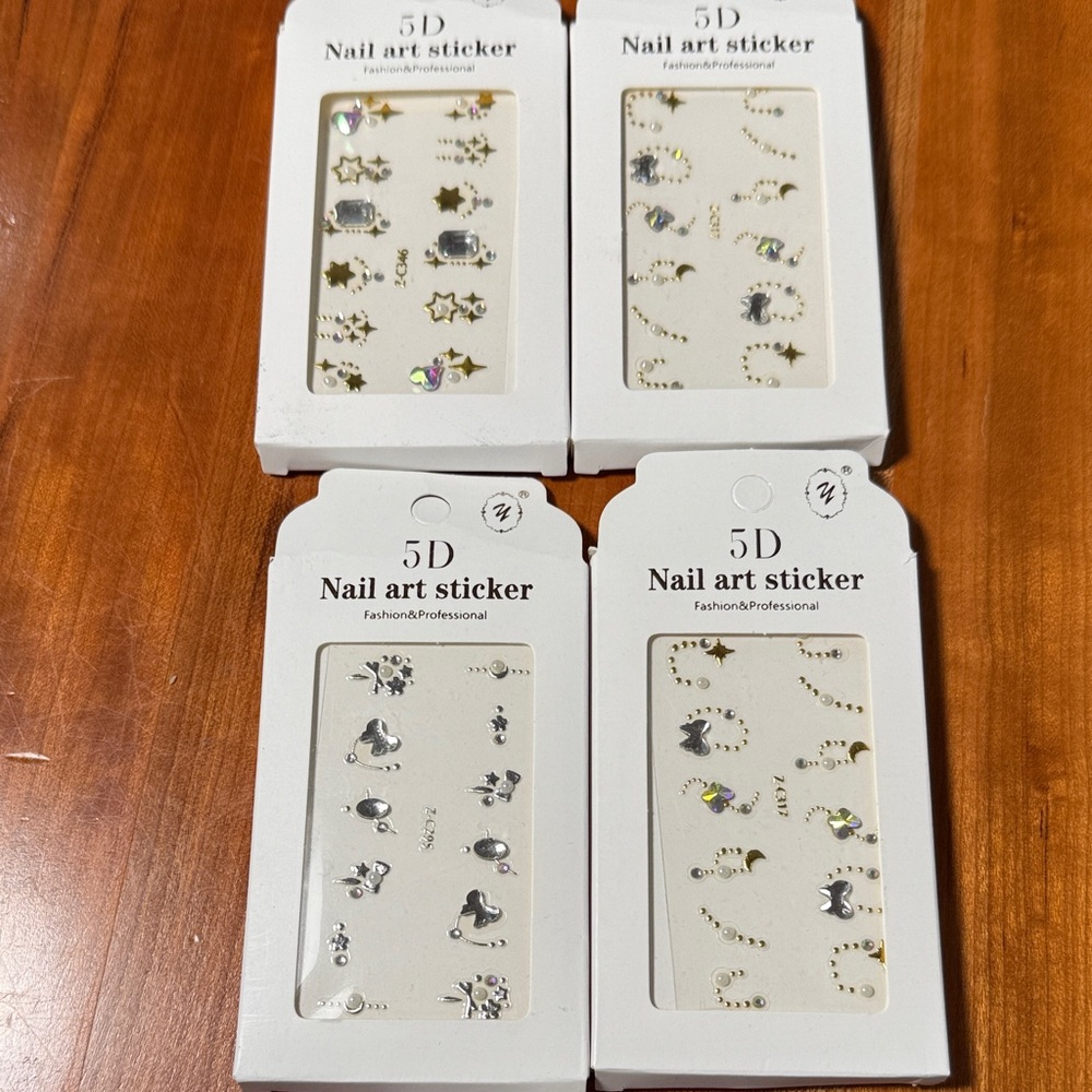 5D nail art stickers